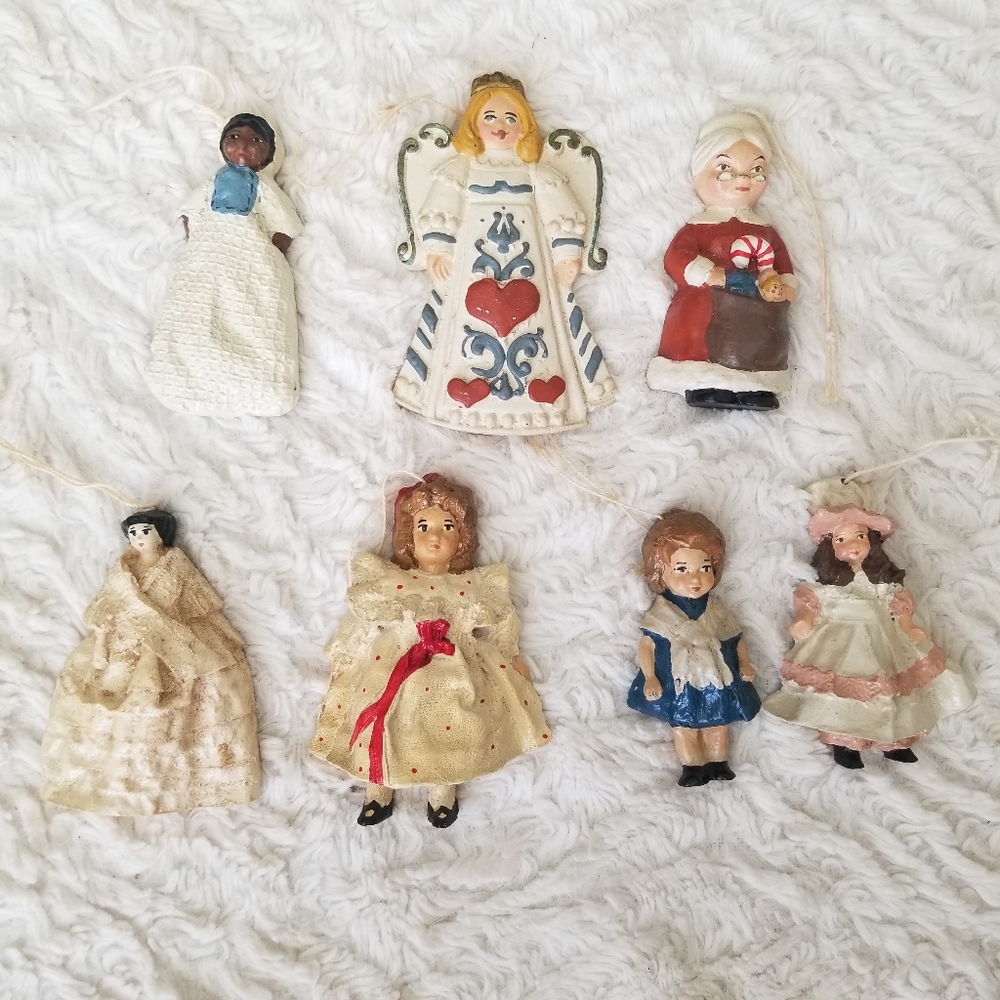 Vintage Ike & Sandy Spillman Ornaments
